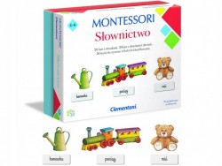 Clementoni Montessori Słownictwo naukowa zabawa 50077