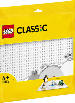 Lego Classic Biała płytka konstrukcyjna 11026
