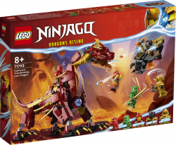 Lego Ninjago Lawowy smok zmieniający się w falę ognia 71793