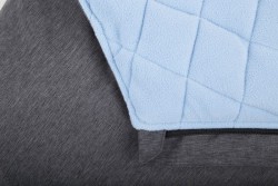 CuddleCo Śpiworek wodoodporny Comfi-Extreme szaro niebieski dino