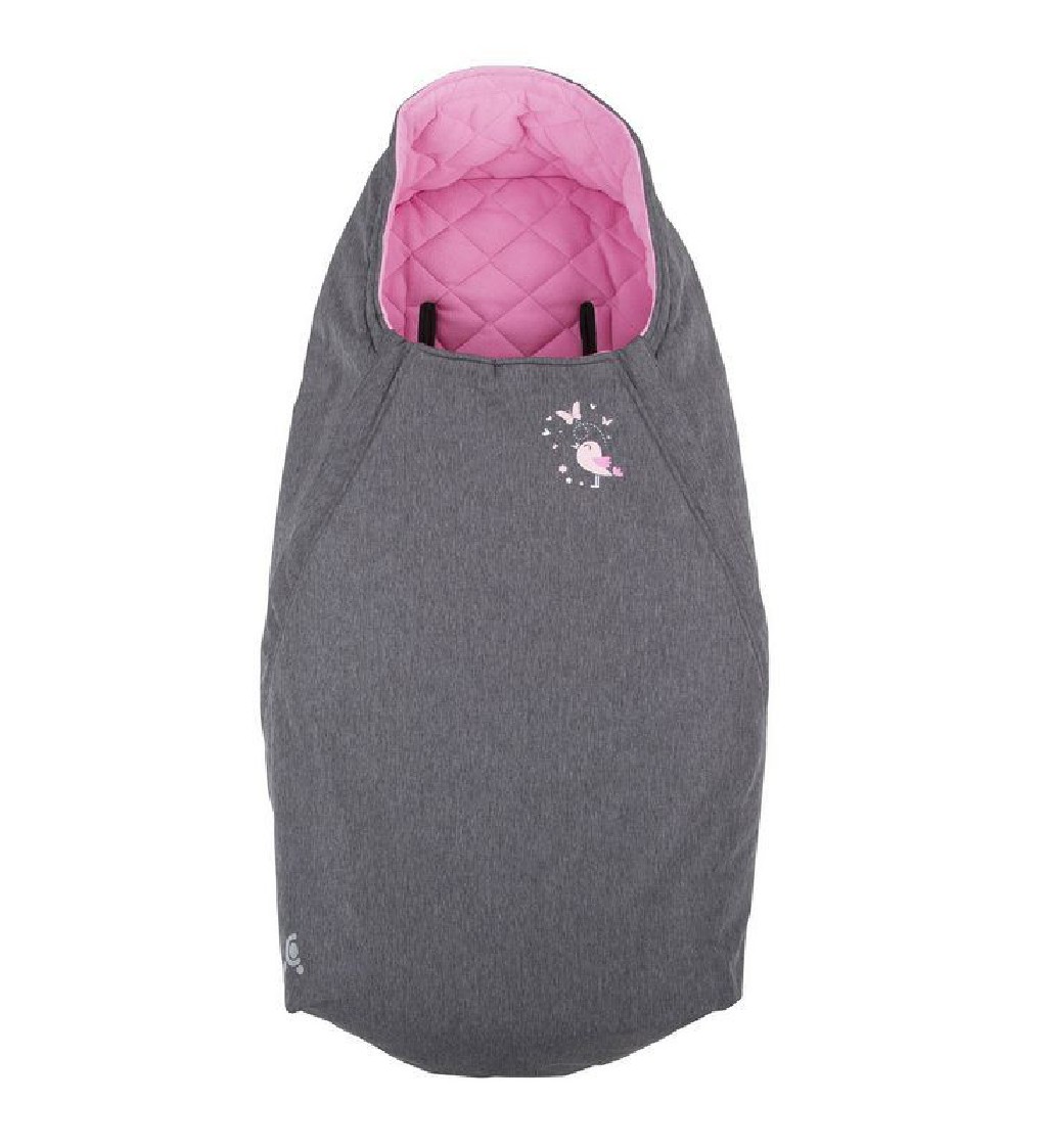 CuddleCo Śpiworek wodoodporny Comfi-Extreme szaro różowy