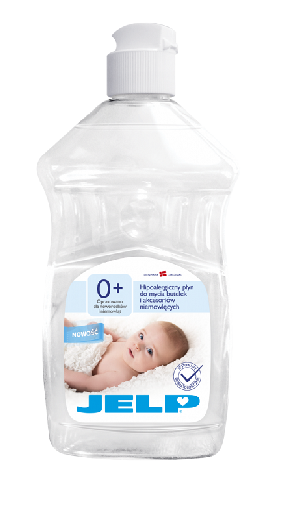 JELP 0+ Hipoalergiczny płyn do mycia butelek i akcesoriów niemowlęcych