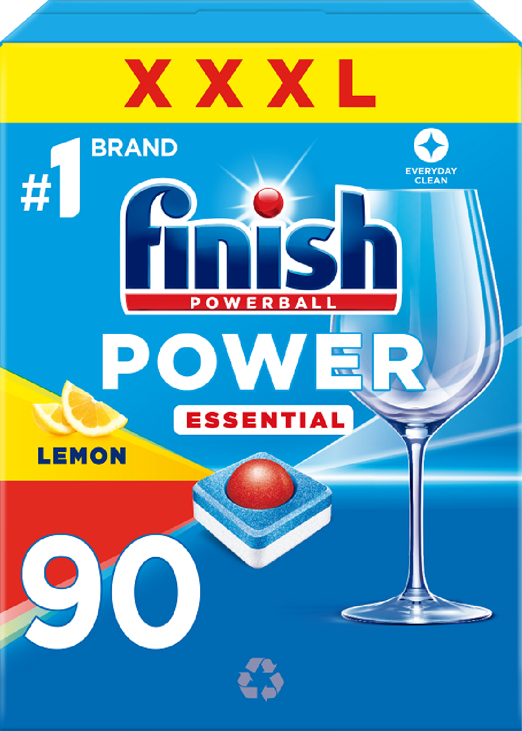 Finish Power Essential Tabletki do zmywarki 90 sztuk Lemon