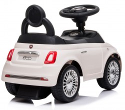 Sun Baby Jeździk pchacz chodzik Fiat 500 - Gelato biały