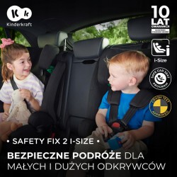 Fotelik samochodowy Kinderkraft Safety Fix 2 i-Size Grey