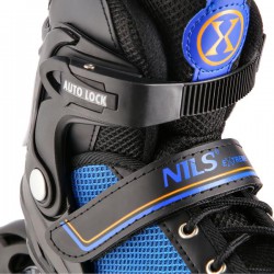 Rolki Nils 2w1 NH18188A M(34-38) czarno-niebieskie