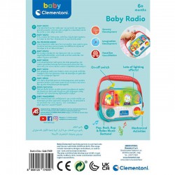 Clementoni Zabawka interaktywna Baby Radio 17470
