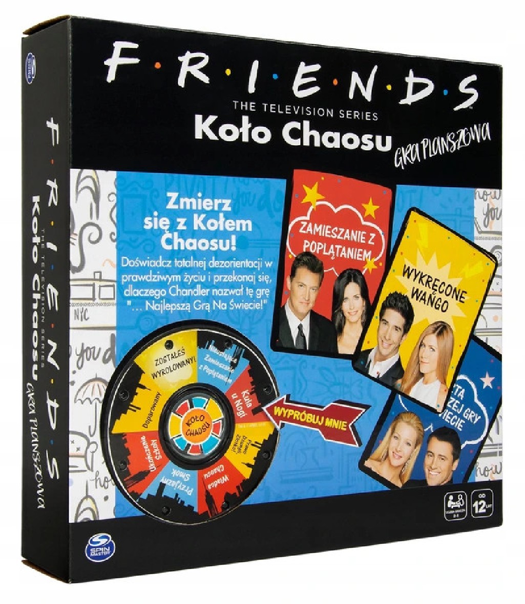 Spin Master Koło Chaosu Friends gra Przyjaciele
