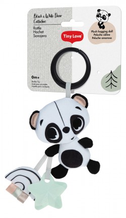 Tiny Love Zawieszka Tiny Smarts - Panda - Décor czarno-biała