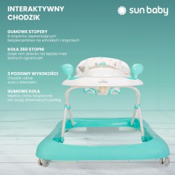 Sun Baby Chodzik dla dziecka ze stoperami i kierownicą gwiazdki