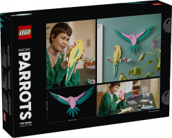 Lego Art Kolekcja zwierząt — papugi ary 31211