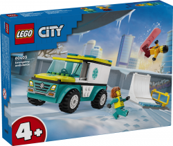 Lego City Karetka i snowboardzista 60403