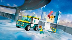 Lego City Karetka i snowboardzista 60403