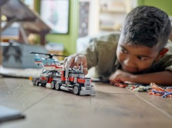 Lego Creator Ciężarówka z platformą i helikopterem 31146