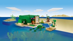 Lego Minecraft Domek na plaży żółwi 21524