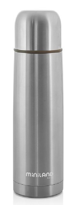 Miniland Termos Azure stalowy próżniowy 500ml - srebrny