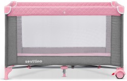 Łóżeczko turystyczne Sesttino Lia Plus Pink