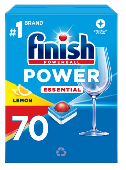 Finish Power Essential Tabletki do zmywarki 70 sztuk Lemon