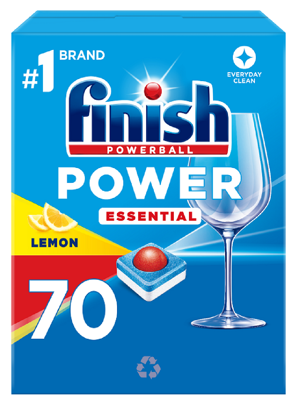 Finish Power Essential Tabletki do zmywarki 70 sztuk Lemon