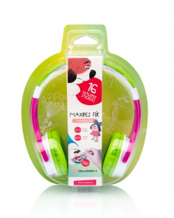 GoGEN słuchawki MaxiPies Fik różowo zielone