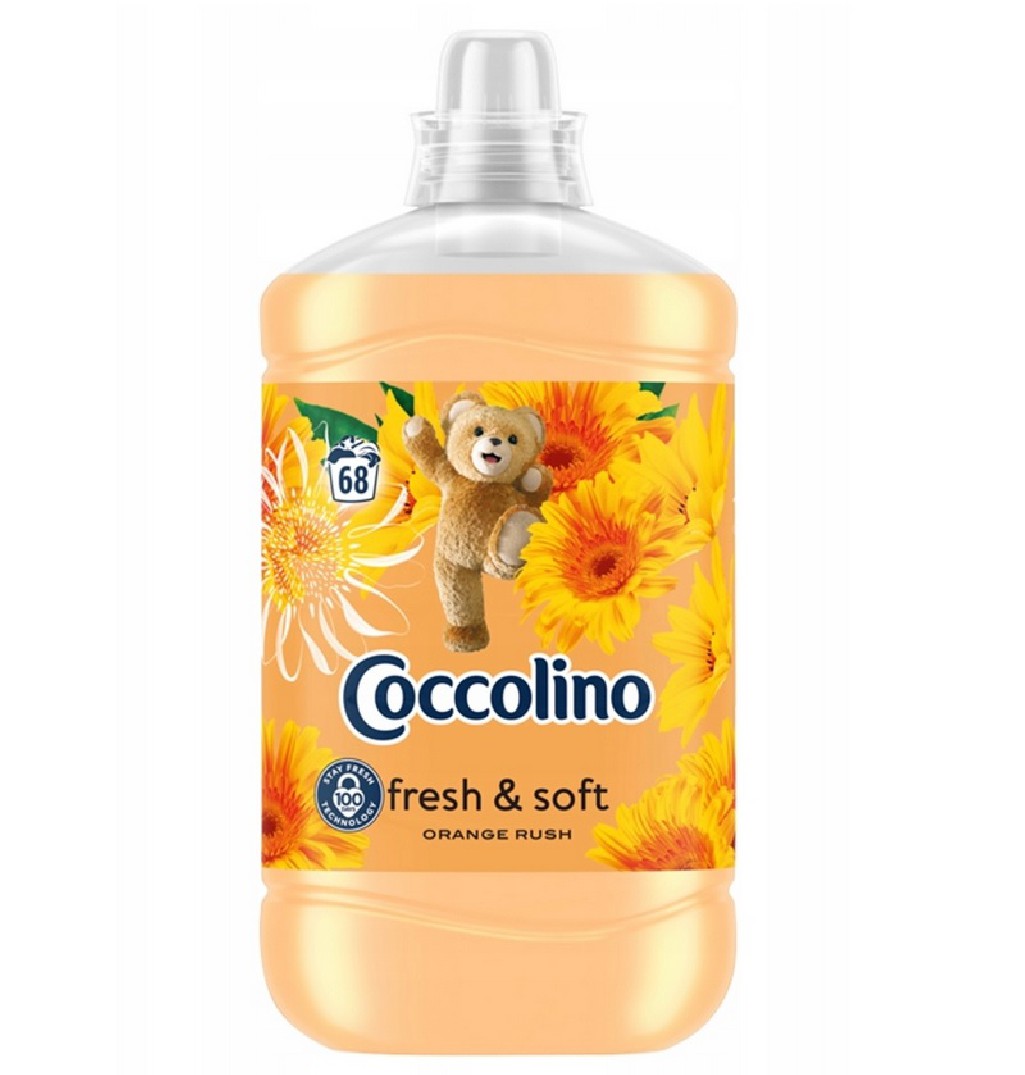 Coccolino Orange Rush Płyn do płukania tkanin 1,7l (68 prania)