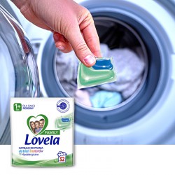 Lovela Family Uniwersalne kapsułki do prania dla całej rodziny 32 szt (32 prania)