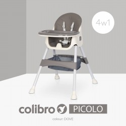 Colibro Picolo DOVE Krzesełko do karmienia dzieci 4w1 Dove