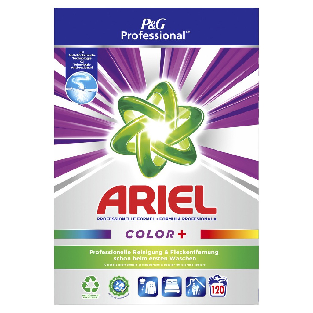Ariel Professional Color Proszek do prania kolorów 7,2 kg 120 prań karton