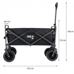 Wózek Nils NC1607 czarny 100 l
