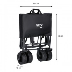 Wózek Nils NC1607 czarny 100 l