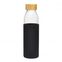 Szklana butelka Kamille 9022 0.5L czarna