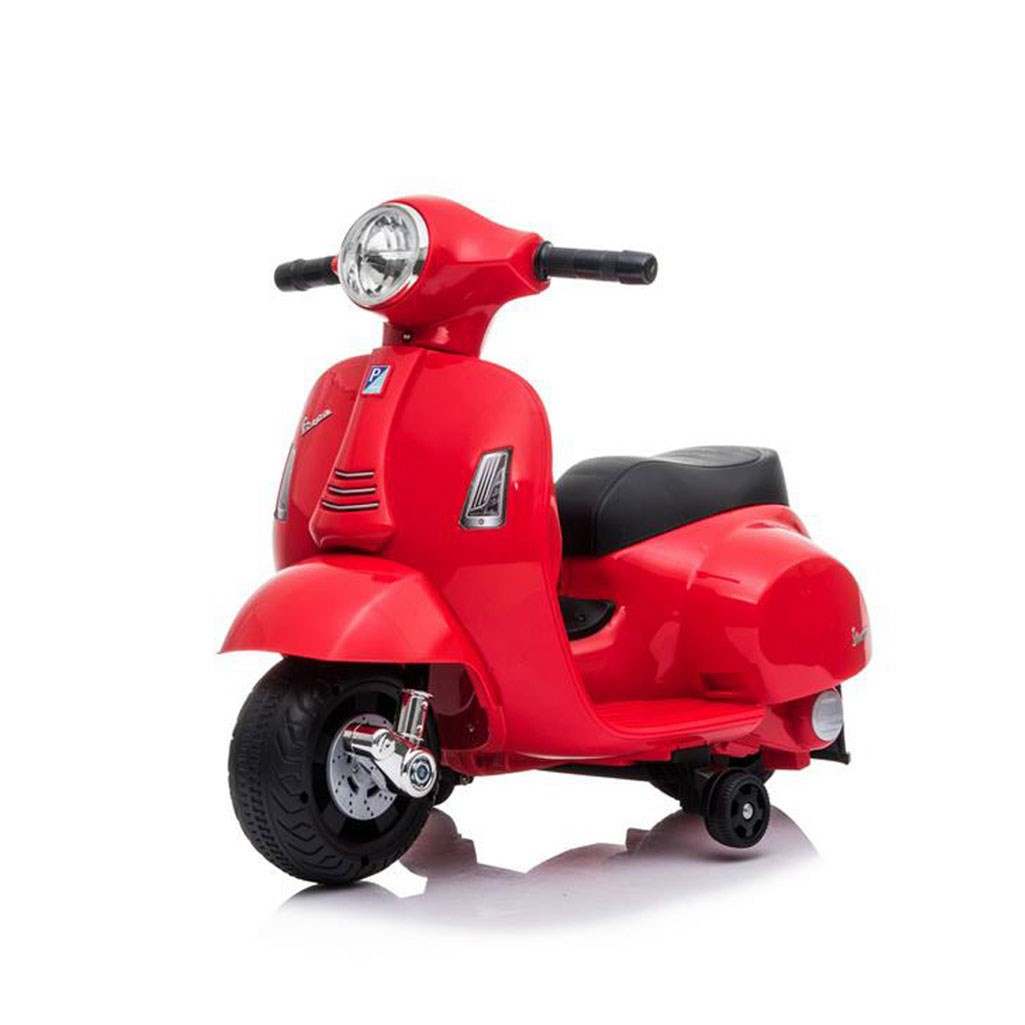 Motocykl na akumulator dla dzieci Baby Mix Vespa czerwony