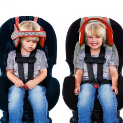 NapUp Opaska podtrzymująca głowę w foteliku samochodowym dla dzieci -czerwona