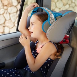 NapUp Opaska podtrzymująca głowę w foteliku samochodowym dla dzieci - niebieska