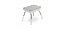 Toyz Lara Grey Zestaw biurko/stolik dziecięcy, organizer i krzesełko