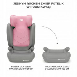 Fotelik samochodowy Kinderkraft i-Spark i-Size Pink