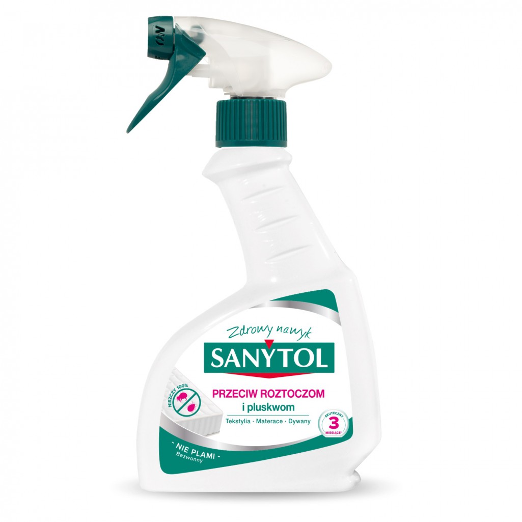 Spray przeciw roztoczom i pluskwom Sanytol 300 ml