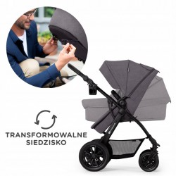 Wózek wielofunkcyjny Kinderkraft Xmoov Dark Grey
