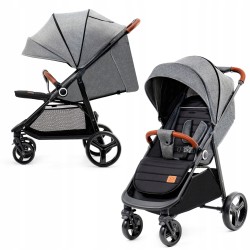 Wózek spacerowy Kinderkraft Grande Plus Grey