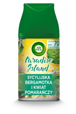 Wkład do odświeżacza Air Wick Paradise Island Sycylijska Bergamotka i Kwiat Pomarańczy x4