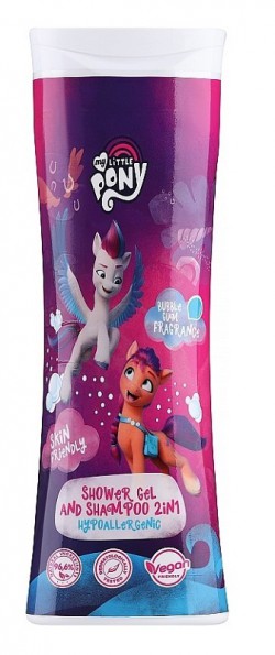 Żel pod prysznic i szampon 2w1 My Little Pony 300 ml guma balonowa