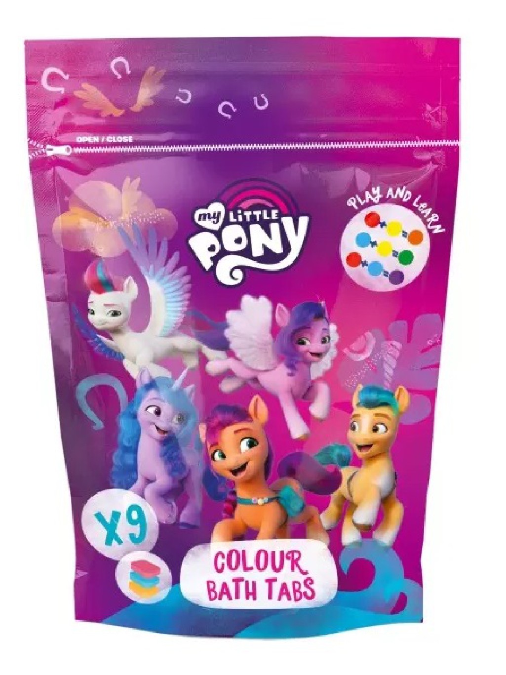 Barwinki koloryzujące do kąpieli My Little Pony 144 g