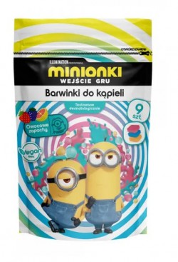 Barwinki koloryzujące do kąpieli Minionki 144 g