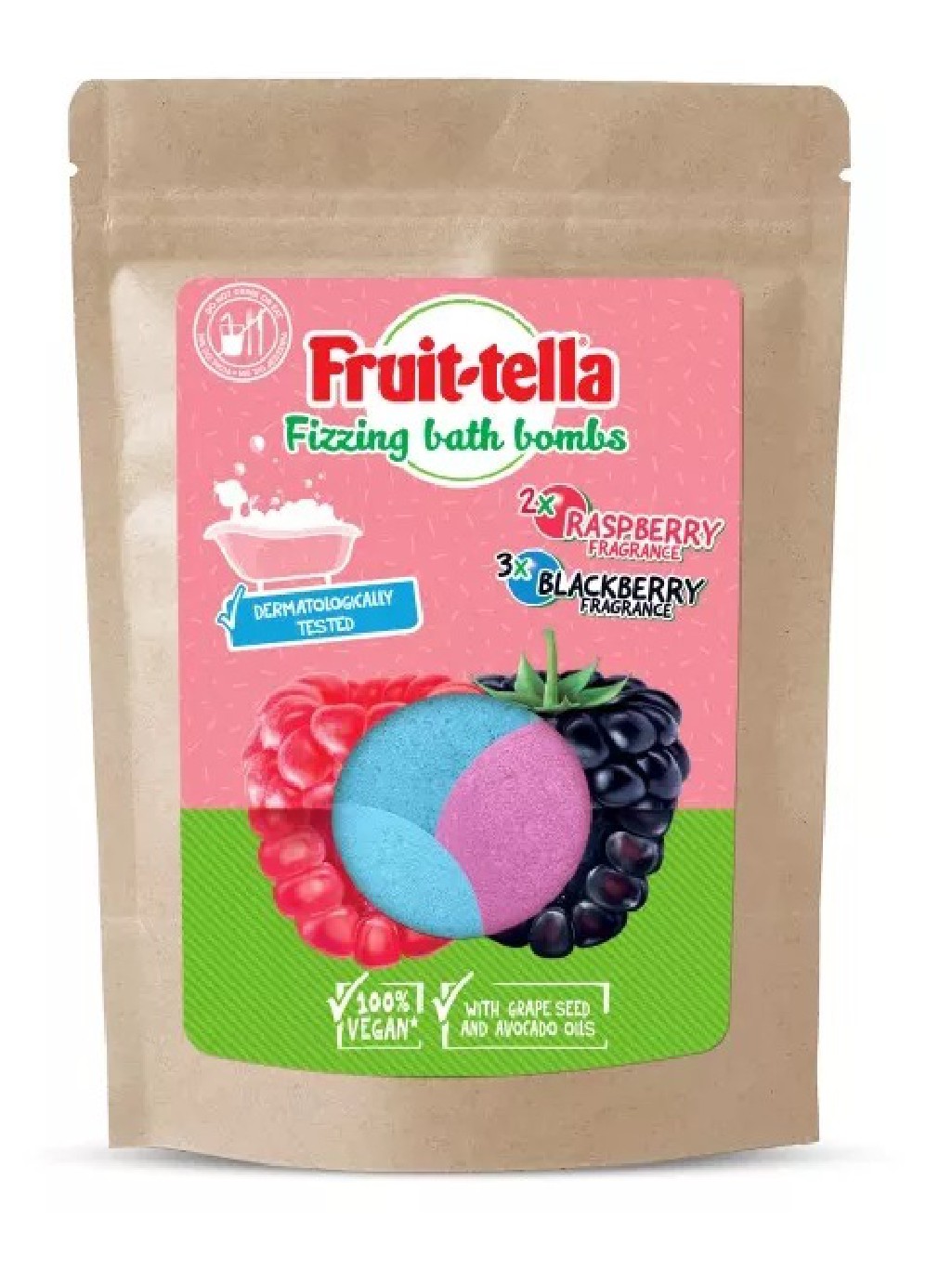 Kule musujące do kąpieli Fruit-tella 5x50g