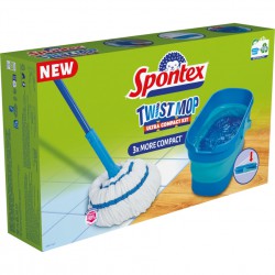 Mop obrotowy Spontex Twist Mop Ultra Compact Kit