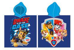 Carbotex Ponczo, ręcznik kąpielowy z kapturem PAW PATROL  Paw237002