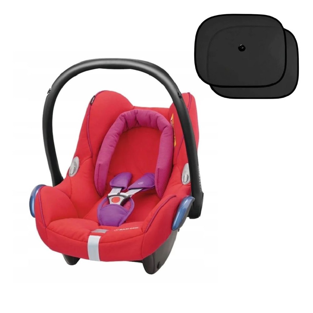 Maxi Cosi CabrioFix Fotelik samochodowy 0-13 kg Orchid Red + Osłonki na szybę