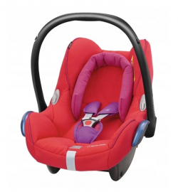 Maxi Cosi CabrioFix Fotelik samochodowy 0-13 kg Orchid Red + Osłonki na szybę