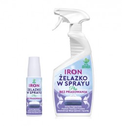 Iron żelazko w sprayu Plus 750 ml x1, 100 ml x1