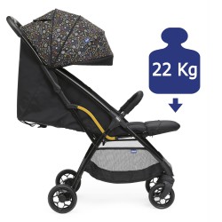 Wózek spacerowy Chicco Glee Uneven Black